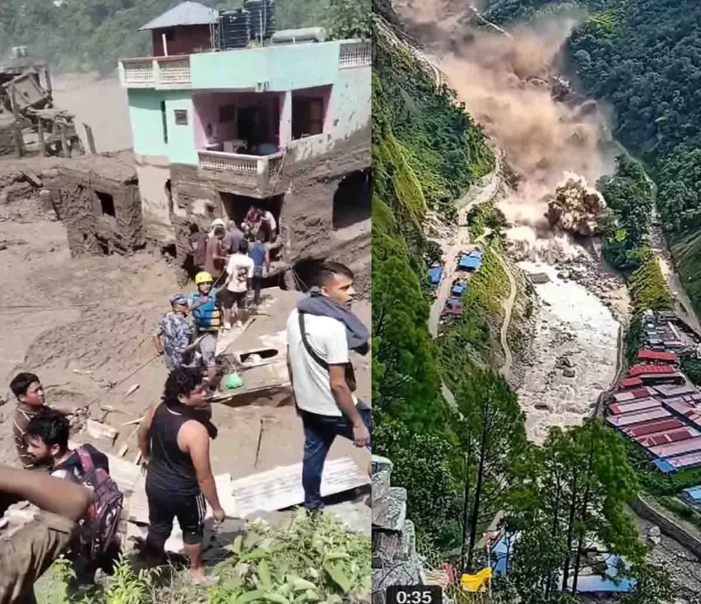 नेपाल में बाढ़ के बाद प्रभावित क्षेत्रों में राहत और बचाव अभियान जारी है।