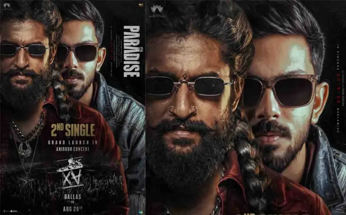 The Paradise अभिनेता नानी और संगीतकार अनिरुद्ध रविचंदर के डलास कॉन्सर्ट में दूसरे गाने के लाइव लॉन्च की झलक