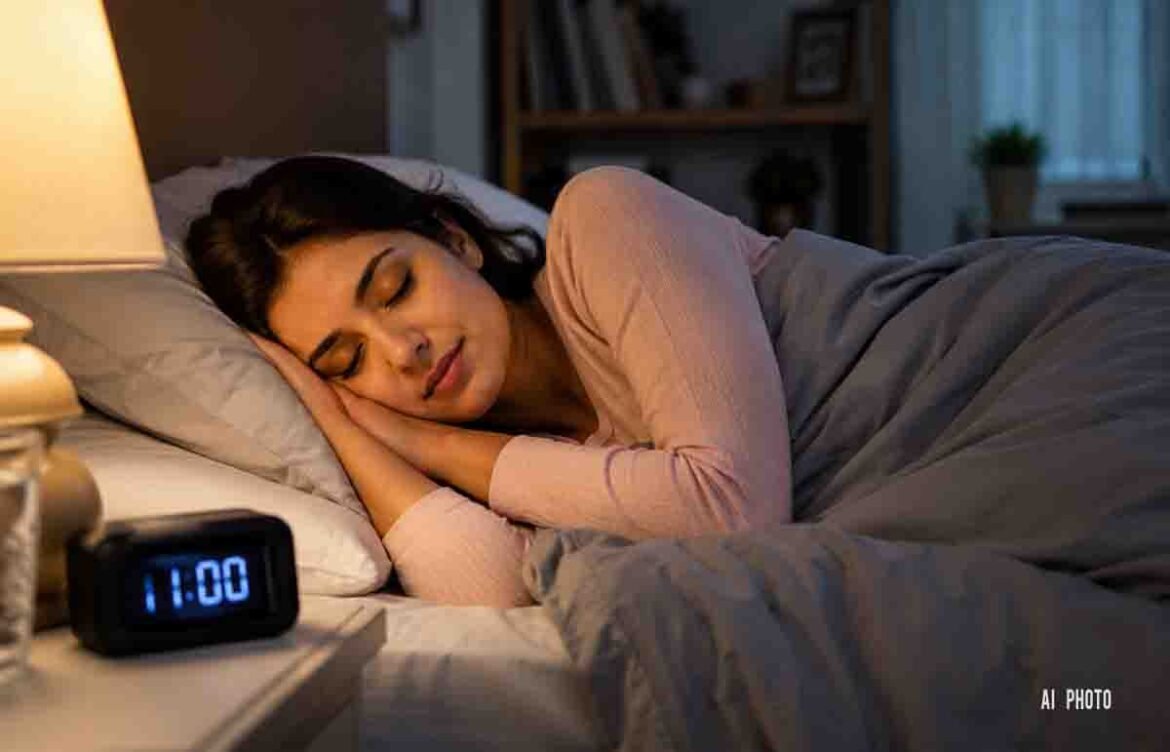 पर्याप्त नींद लेती महिला और महिलाओं की नींद की जरूरत