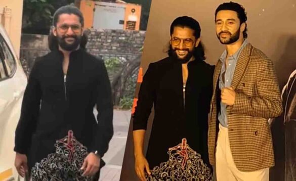 प्रेस कॉन्फ्रेंस में प्रिंटेड आउटफिट और गॉगल्स में नजर आते नानी